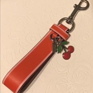 Coach Cherry Keychain